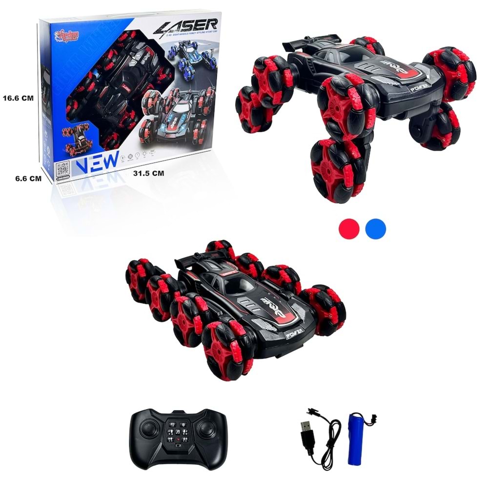 VARDEM RQ3025U/K F/F 2.4G SARJLI 8TEKER AKROBAT