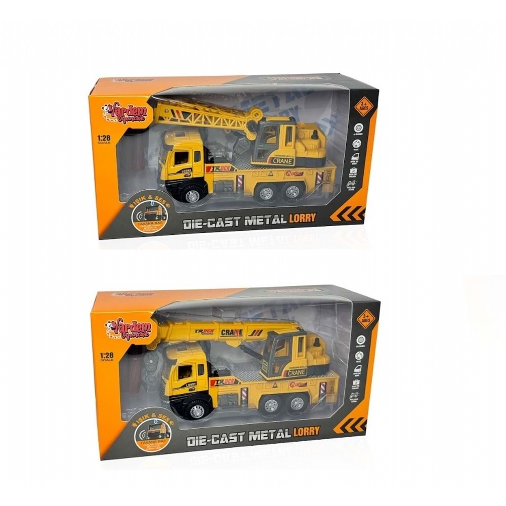 VARDEM XX992-02ABKUTULU CEK BIRAK 1:28 SESLI ve ISIKLIKULE VINC