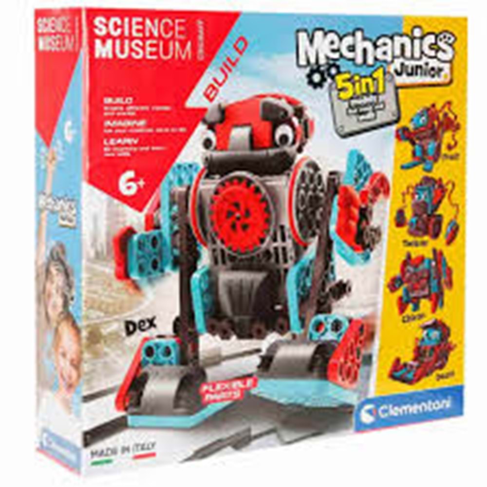CLEMENTONİ 61360TR Mechanics Junior - Hareketli Robotlar +6 y