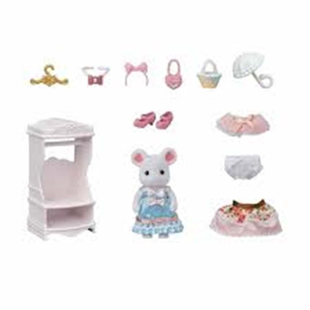 ADORE 5540 Sylvanian Families Marshmallow Fare Moda Seti