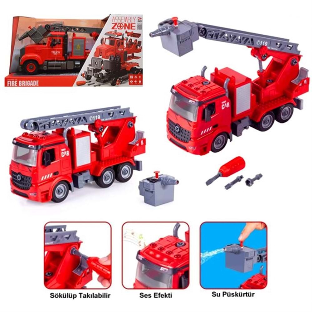 CANEM YW9080A IŞIKLI SESLİ SÖKTAK SEPETLİ İTFAİYE