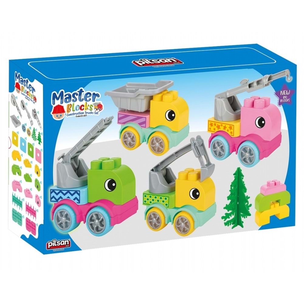 PİLSAN 03 607 MASTER BLOKLU İNŞAAT KAMYON SERİSİ