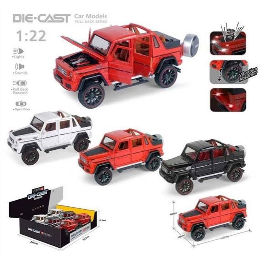 VARDEM HCL-902A ÇEK BIRAK 1 22 SESLİ VE IŞIKLI JEEP