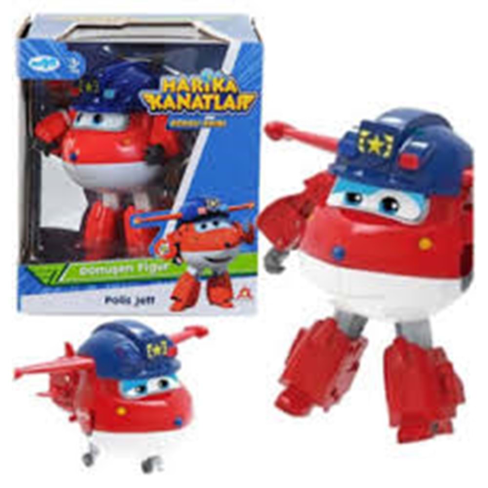 MEGA 150086AUL30231 HARİKA KANATLAR DÖNÜŞEN POLİS JETT