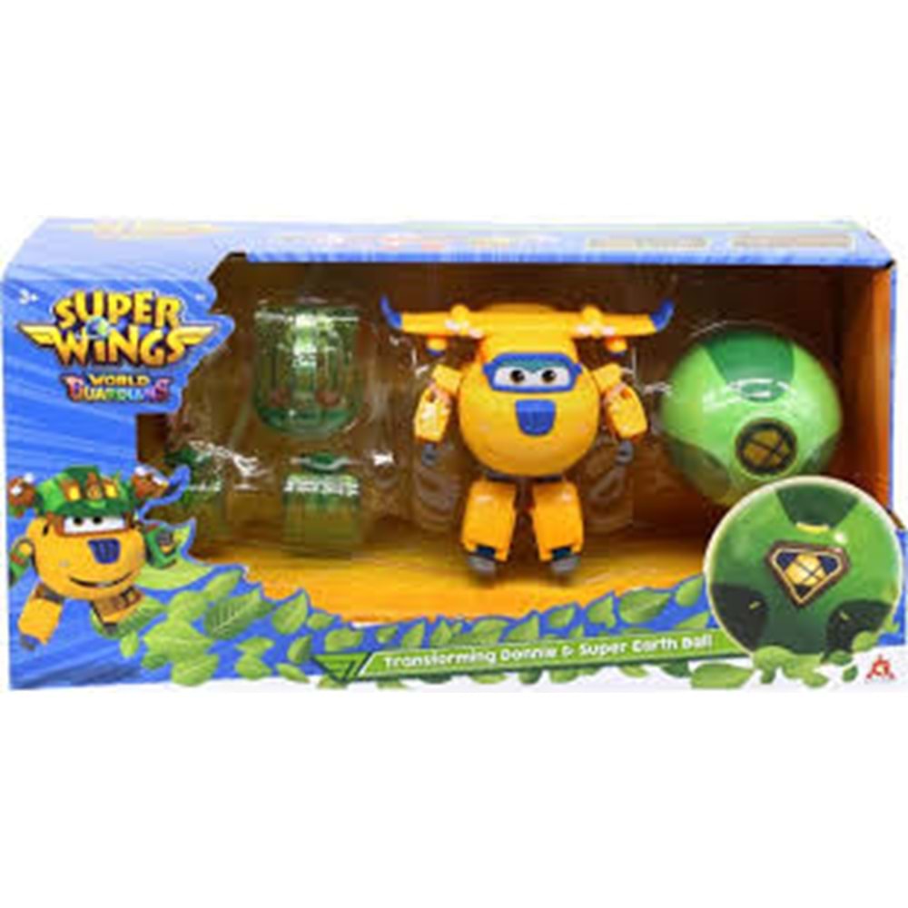 MEGA 010101AUL60966 HARİKA KANATLAR DÖNÜŞEN DONNIE & SUPER BALL- TOPRAK GÜCÜ