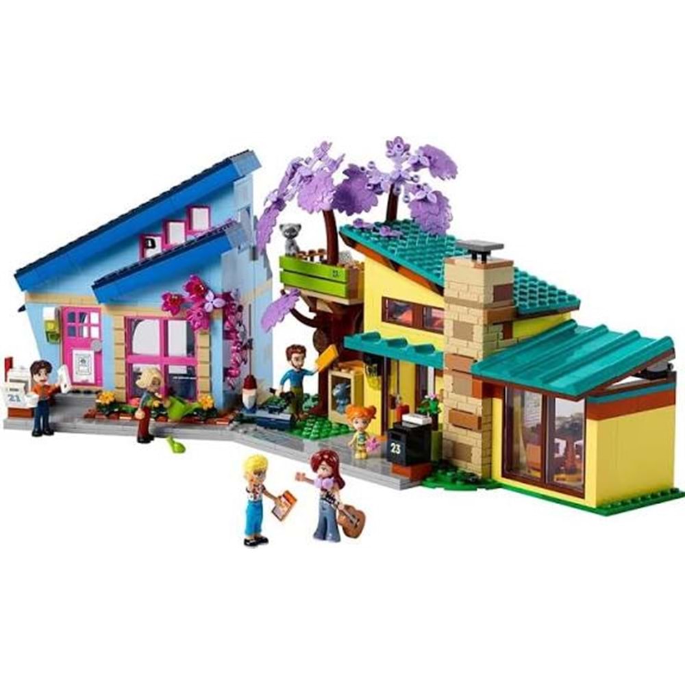LEGO 42620 Lego Friends Olly ve Paisleynin Aile Evleri