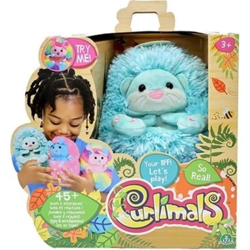 GİOCHİ CUR00C02 Curlimals Gıdıklanan Samur Lottie - 3733