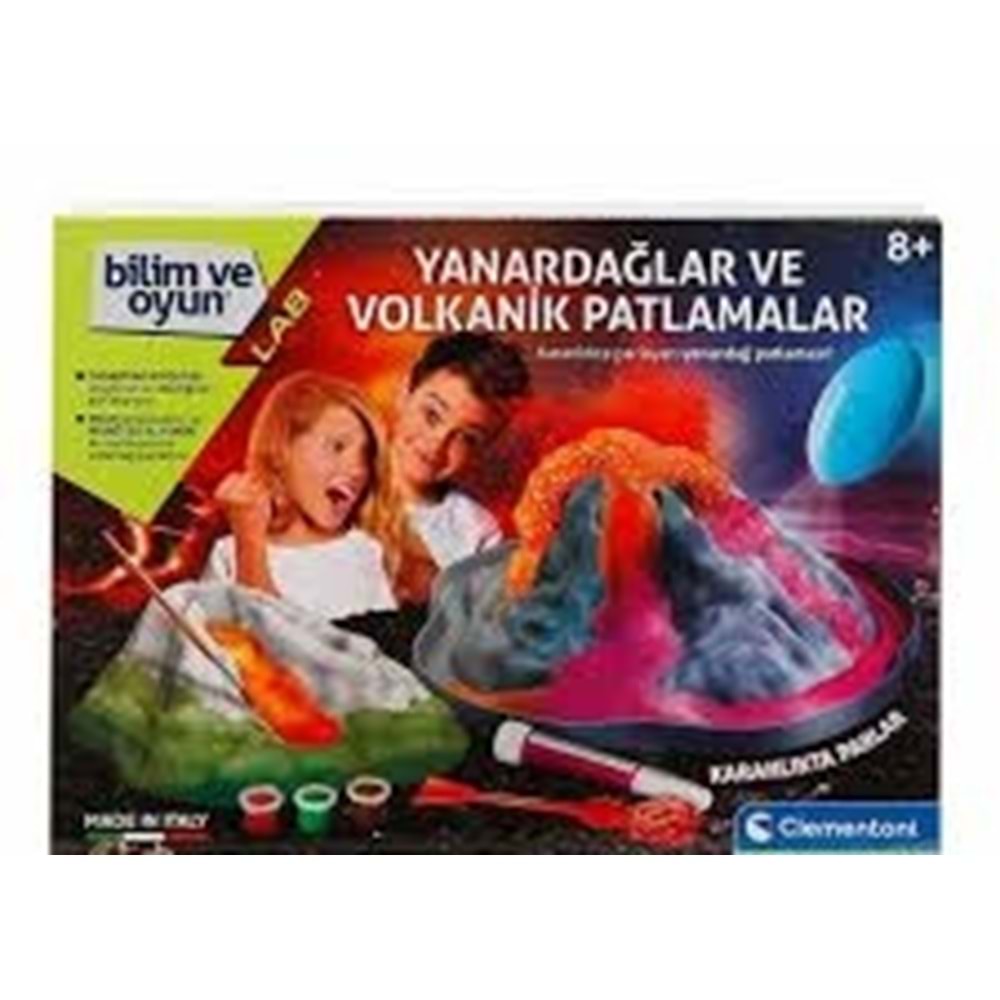 CLEMENTONİ 64193 Bilim ve Oyun - Yanardağlar ve Volkanik Patl