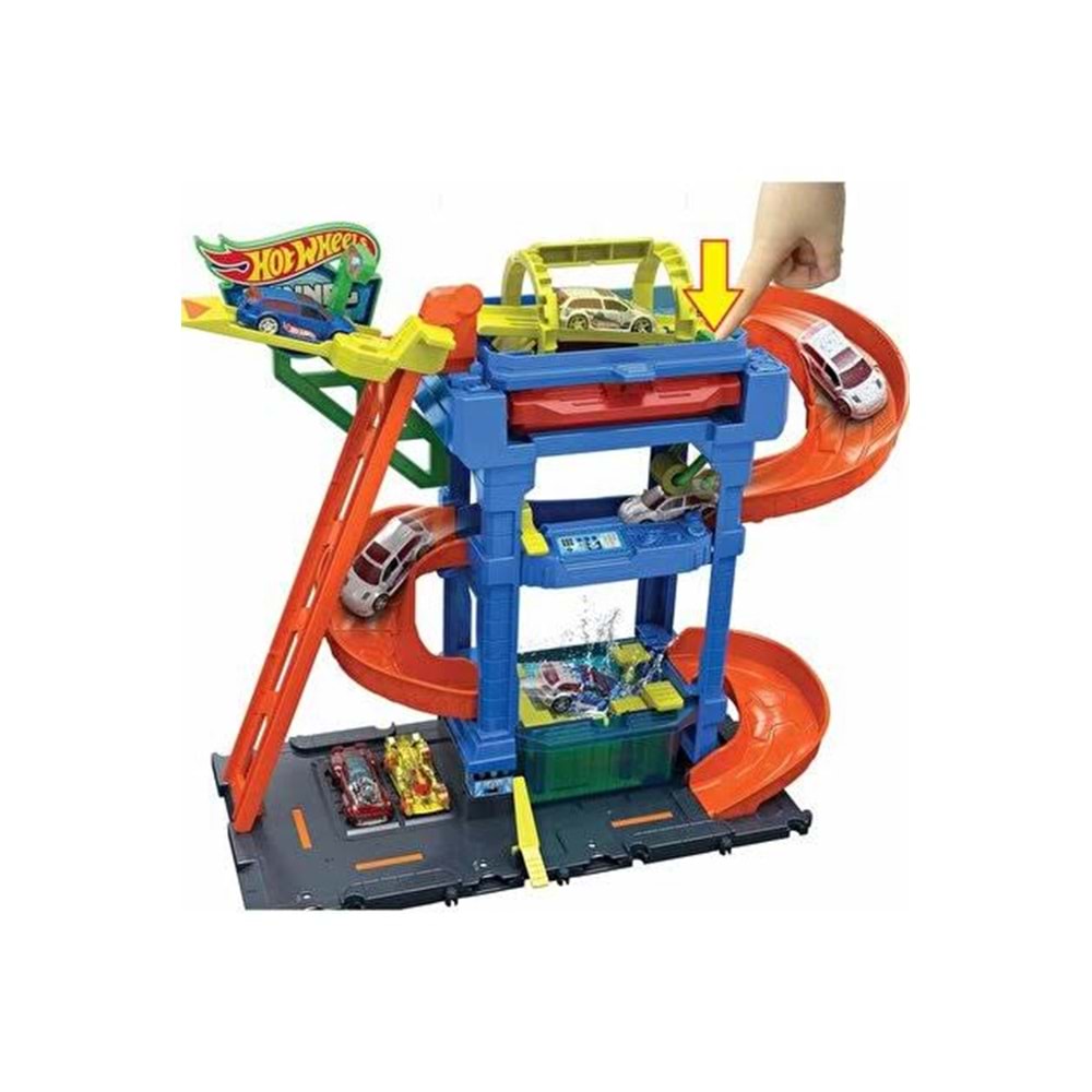 HTN80 Hot Wheels Oto Yıkama Oyun Seti