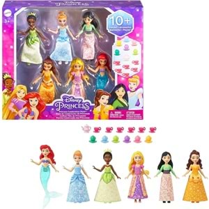 HLW91 Disney Prenses Bebekleri 6lı Set
