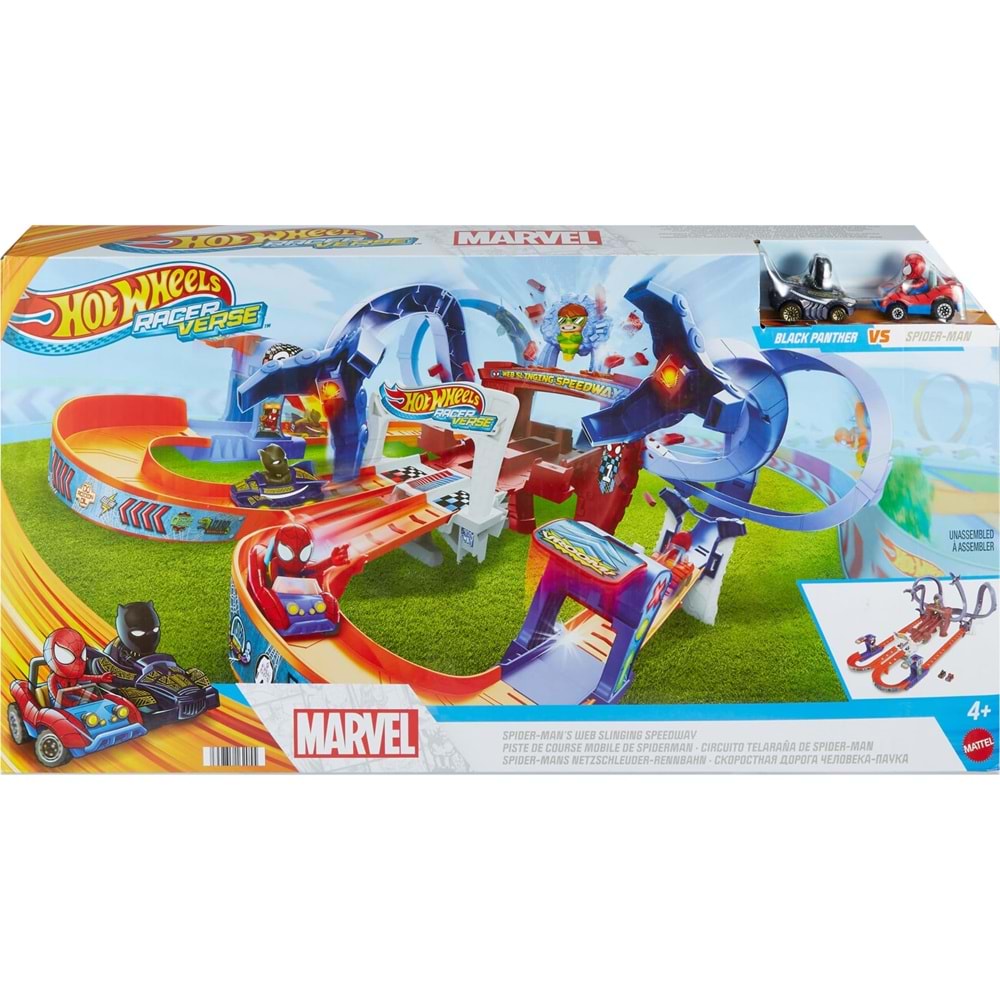 HPL34 Hot Wheels Racerverse Marvel Pist Seti