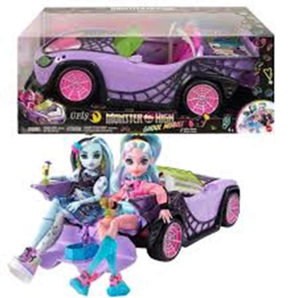 HHK63 Monster High Gösterişli Araba