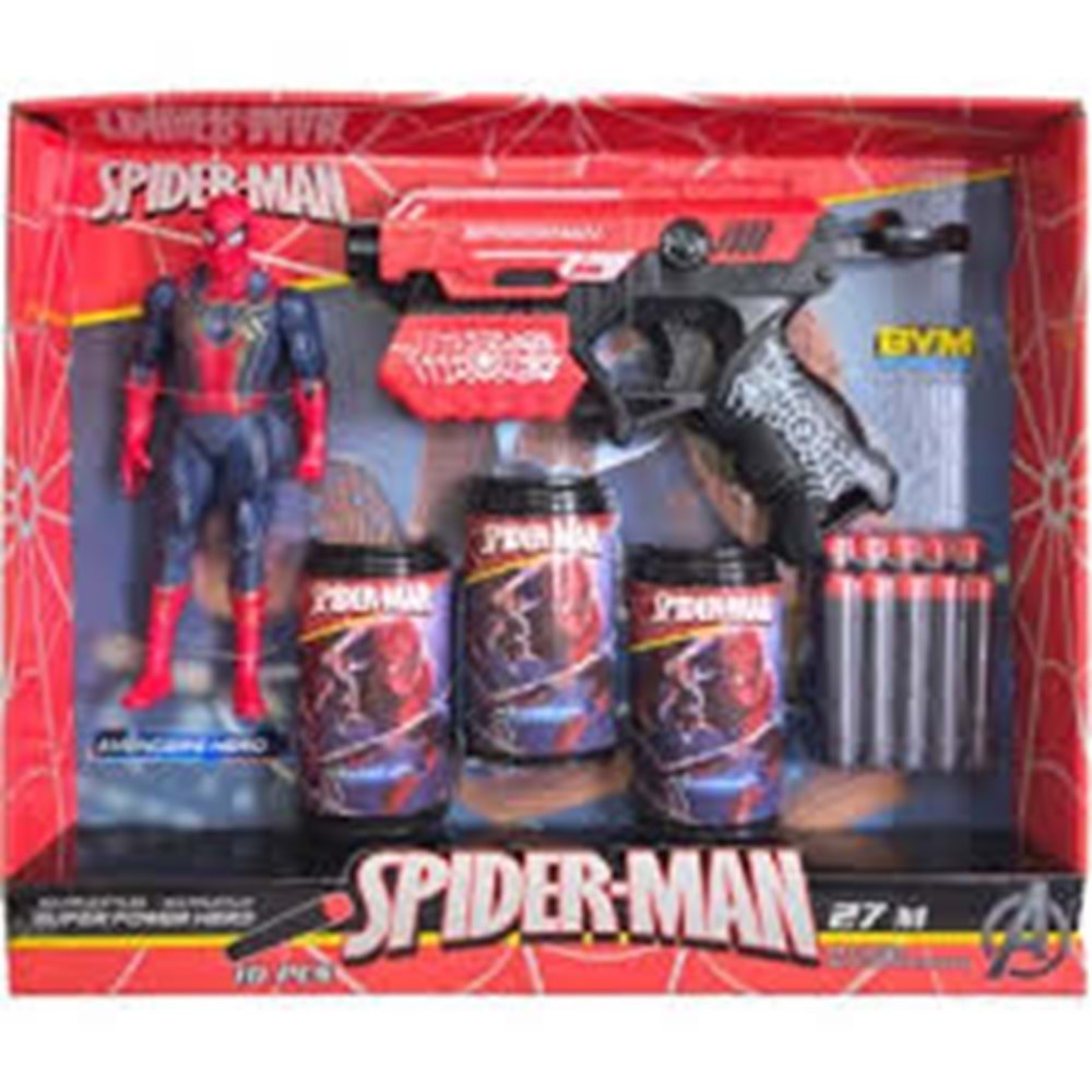 PRESTİJ 9520 HEDEFLİ ÖRÜMCEK ADAM KAREKTERLİ NÖRF TABANCA