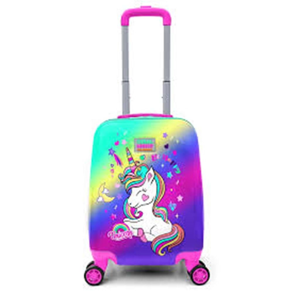 CORAL 16701 HIGH MİNİ VALİZ (DESENLİ)