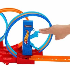 HPX93 Hot Wheels Ultra HotsÇılgın Çember Yarışı Seti