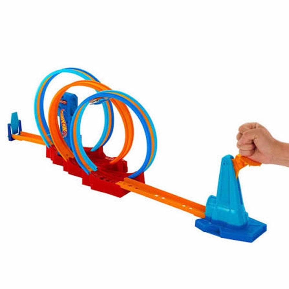 HPX93 Hot Wheels Ultra HotsÇılgın Çember Yarışı Seti