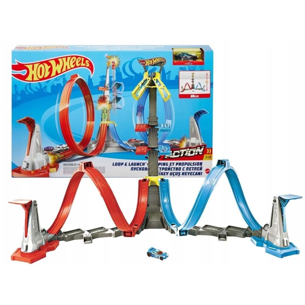 GRW39 Hot Wheels Dikey Uçuş Heyecan Yarış Seti