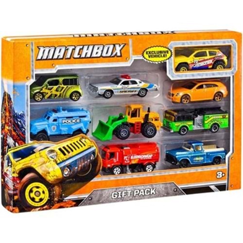 X7111 Matchbox™ 9'lu Araba Seti / Asorti