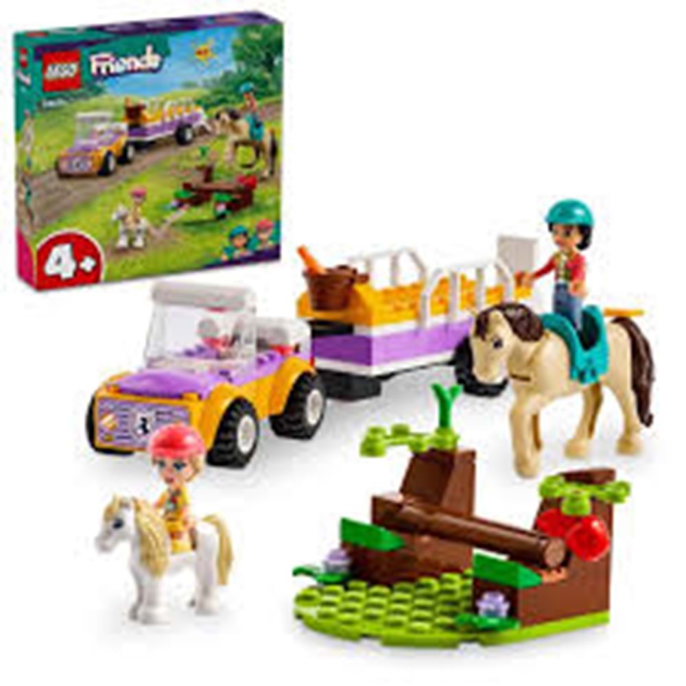LEGO 42634 LEGO® Friends At ve Midilli Römorku 105 parça +4 yaş