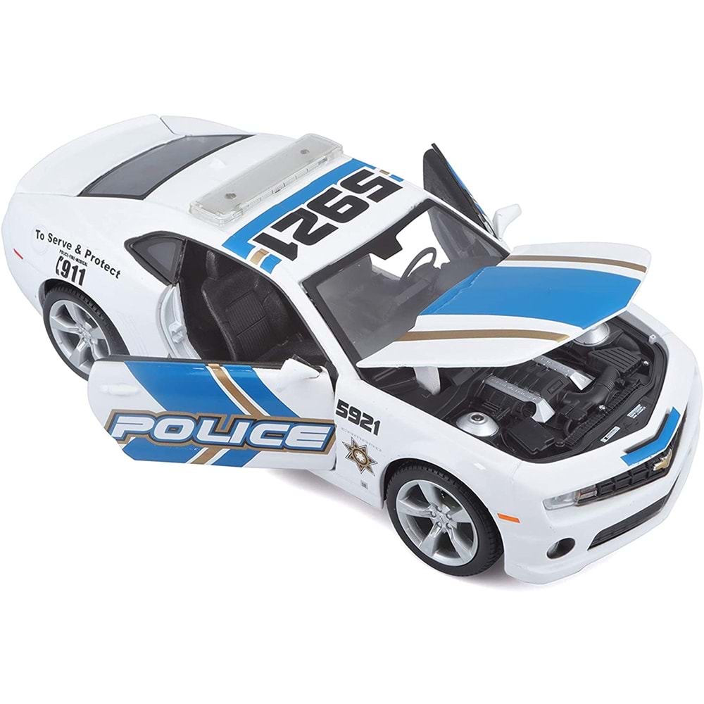 NECO 32108 Maisto 1:24 2010 Model Chevrolet Camaro SS RS Police Model Araba