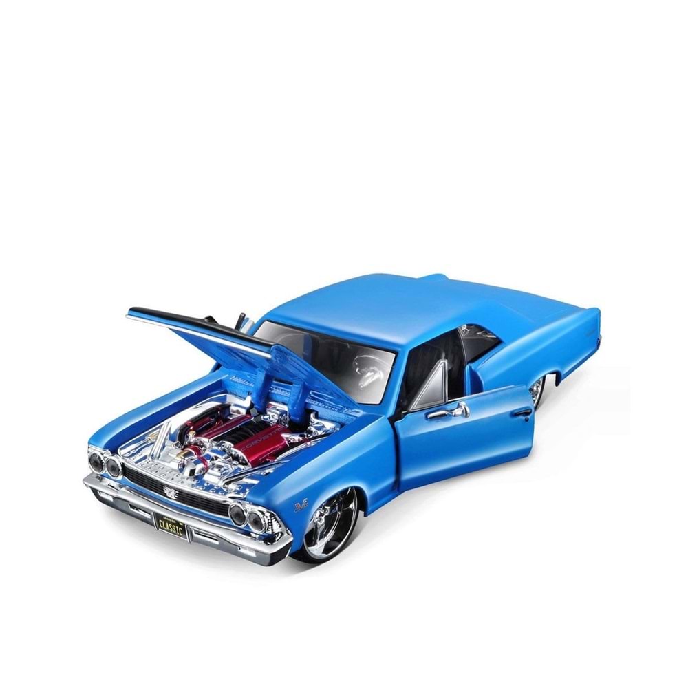 NECO MAY 31333 1:24 1966 Chevrolet Chevelle SS 396 Model Araba