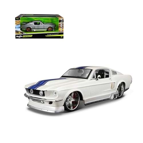 NECO MAY 31094 1967 Ford Mustang GT 1:24 Model Araba