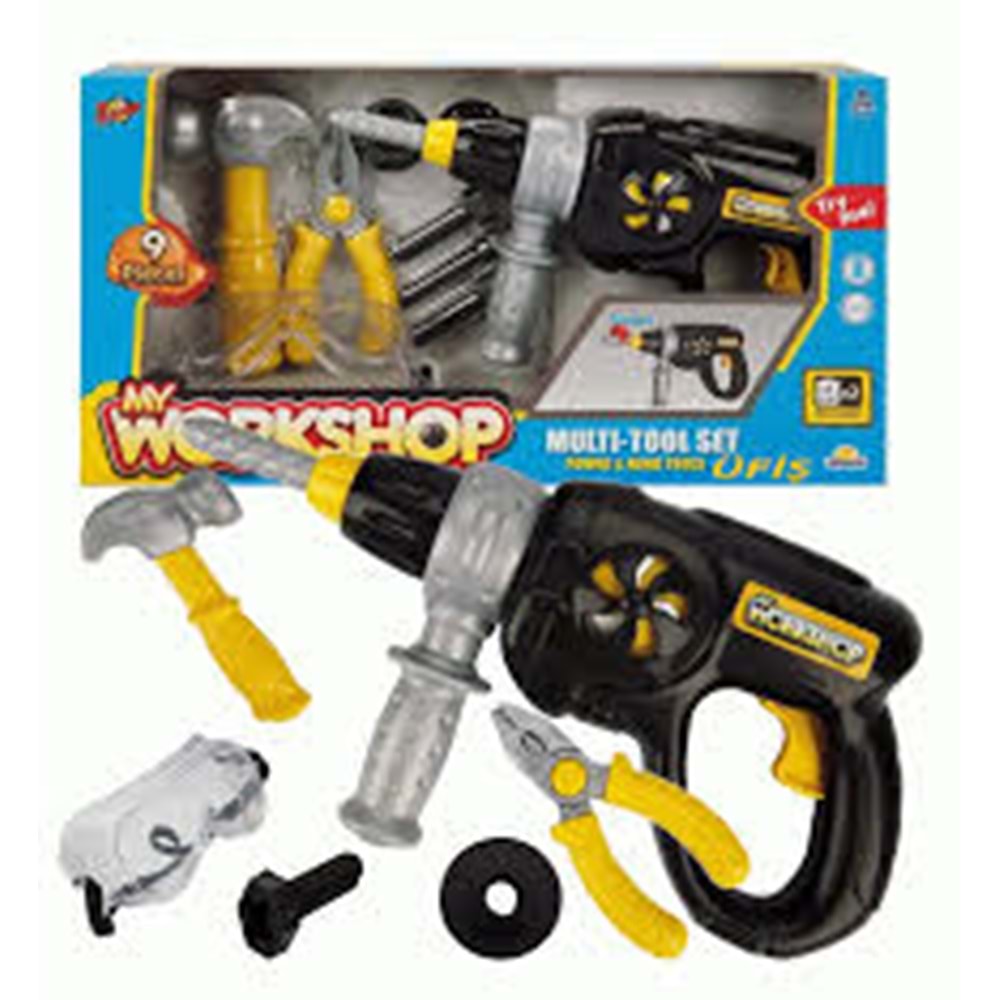 SUNMAN S00004606 ZAP TAMİR SET MATKAP AKS.9PRÇ KUTU SESLİ