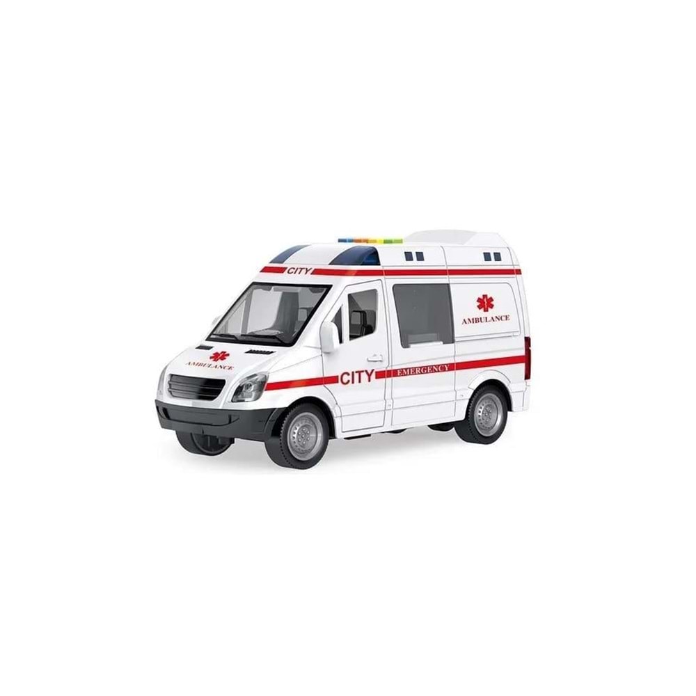 VARDEM WY590E-F 1:16 SURTMELI SESLI ISIKLI AMBULANS VE POLİS