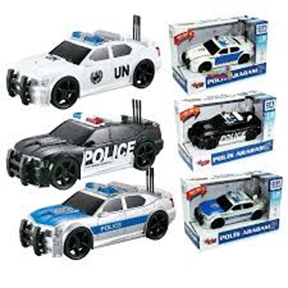 VARDEM WY620A-B1:16 SURTMELI SESLI ISIKLI POLİS ARABASI