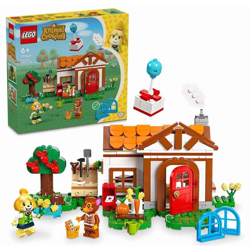 LEGO 77049 Lego Animal CrossingIsabellein Ev Ziyareti 389 parça+6 yaş