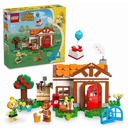 LEGO 77049 Lego Animal CrossingIsabellein Ev Ziyareti 389 parça+6 yaş