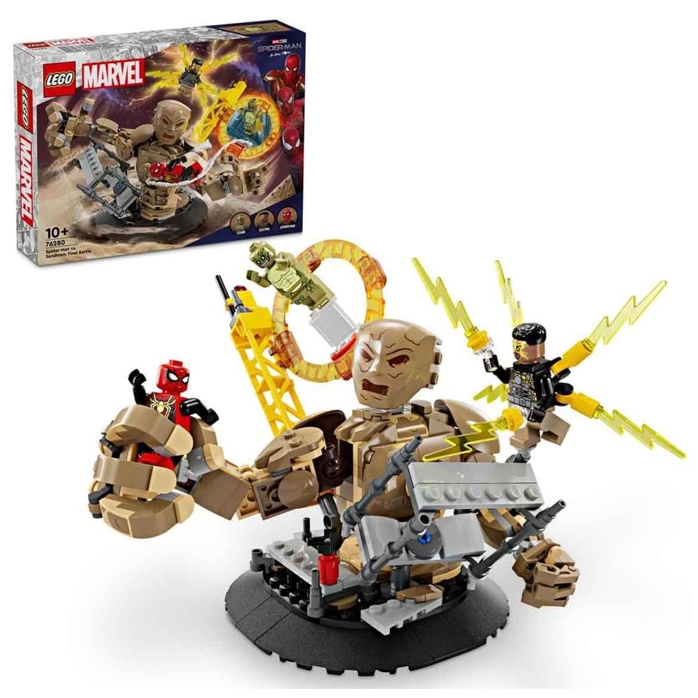 LEGO 76280 Lego Marvel ÖrümcekAdam Kum Adama Karşı: SonSavaş 347 parça +8yaş
