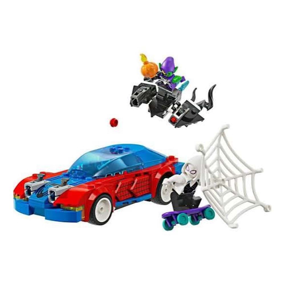 LEGO 76279 Lego Marvel SpidermanYarış Arabası ve Venom GreenGobli 227 parça +7 yaş