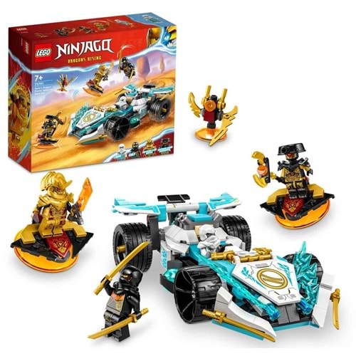 LEGO 71791 Lego Ninjago - ZaneinEjderha Gücü Spinjitzu Yarış Arab307 parça +7yaş