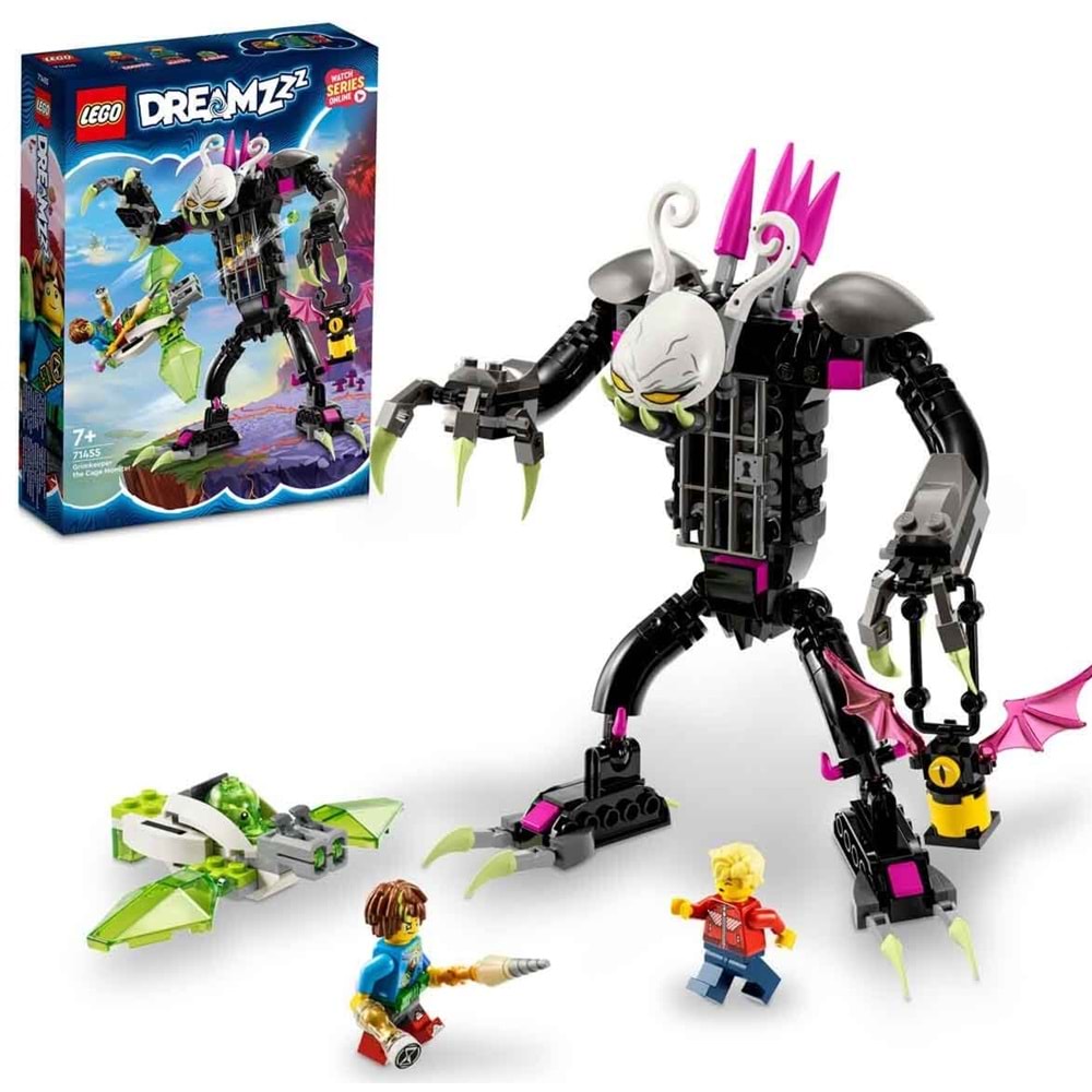 LEGO 71455 Lego DREAMZzzGrimkeeper Cage Monster 274parça +7 yaş