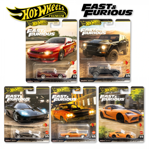 MATTEL HNW46 Hot Wheels Fast andFurious Premium Arabalar