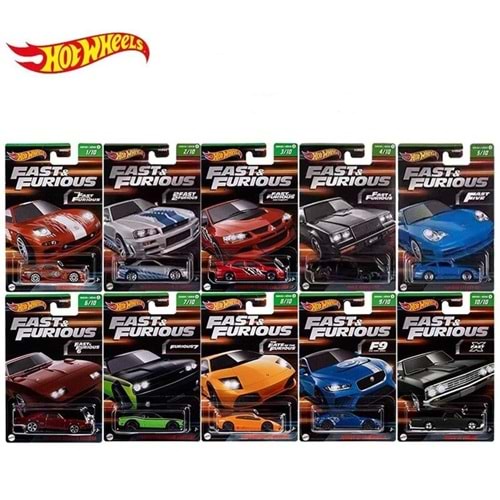 HNR88 Hot Wheels Fast andFurious Temalı Arabalar