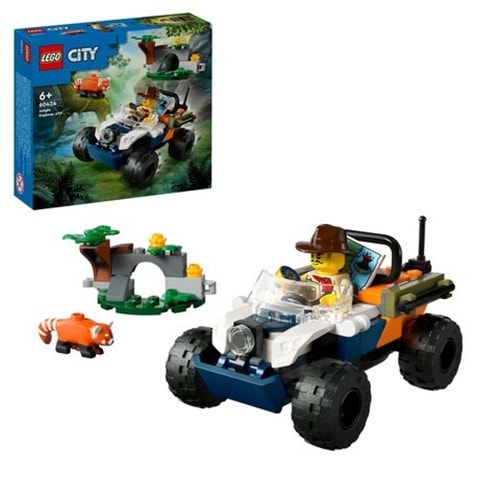 LEGO 60424 City Orman KaşifininATVli Kırmızı Panda Görevi 92parça +6 yaş
