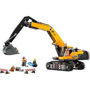 LEGO 60420 City Sarı İnşaatEkskavatörü 633 parça +8 yaş
