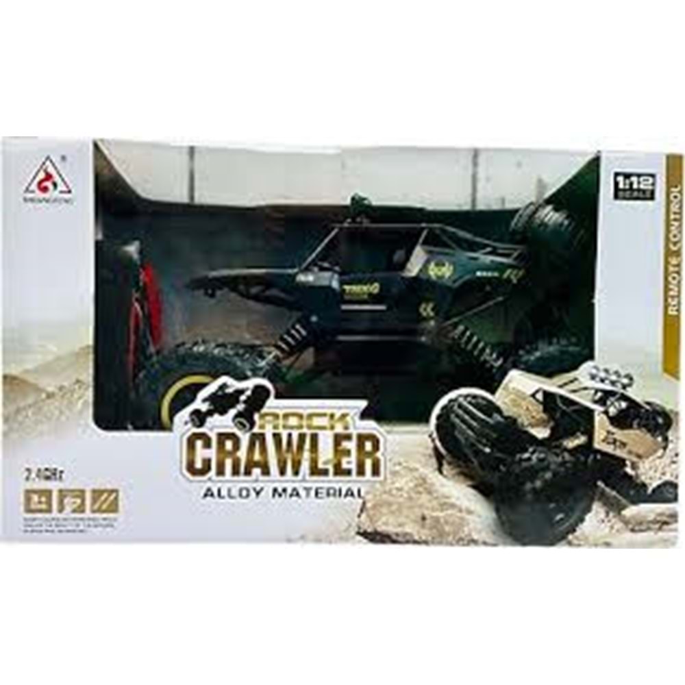 GEBETTOYS 9268 Kumandalı 4X4 Metal Rock Crawler 1:12 -