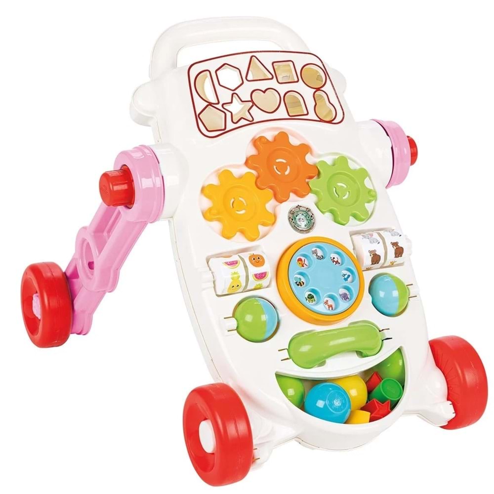 PİLSAN 07 539 HAPPY İLK ADIM ARABASI PEMBE