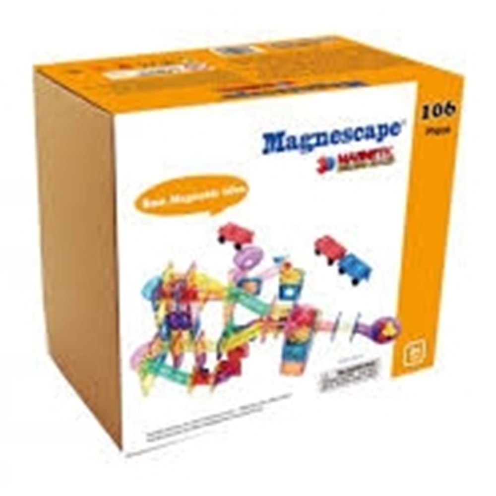 BAŞEL Magnescape Run Magnetic Tiles106 Parça / 88106