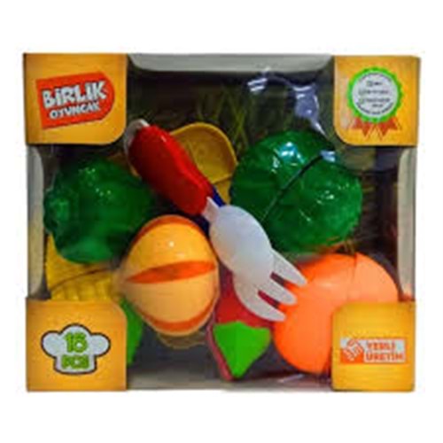 BİRLİK ÜRT007 16 PÇS KESİLEBİLEN MEYVE SEBZE