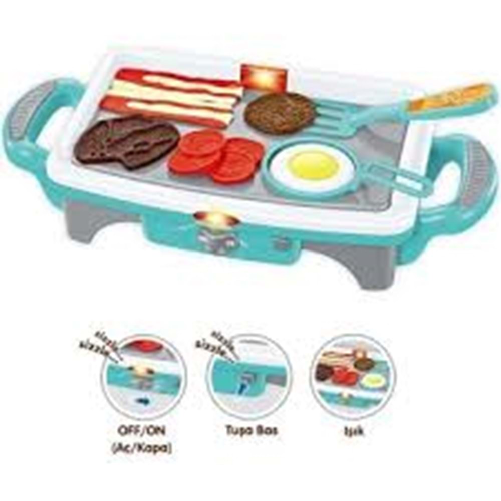 VARDEM QF2908P-1-QF2908G-1 IZGARA IŞIKLI AKSESUARLI