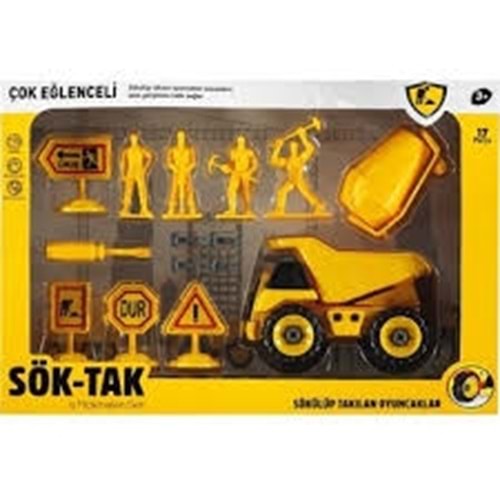 CANEM 15 17 PARÇA SÖK TAK KAMYON OYUN SETİ 24