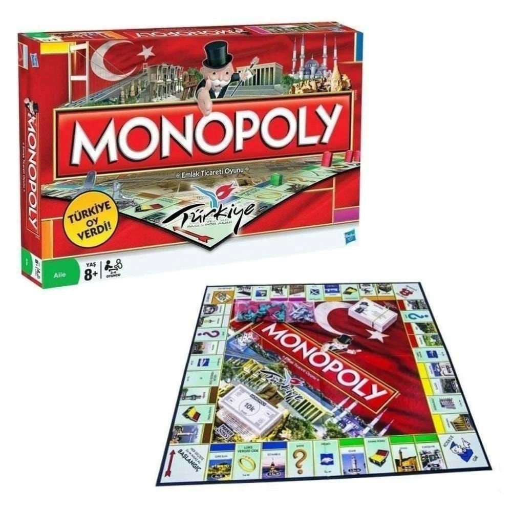 01610 MONOPOLY TÜRKİYE/ Hasbro Gaming +8 yaş