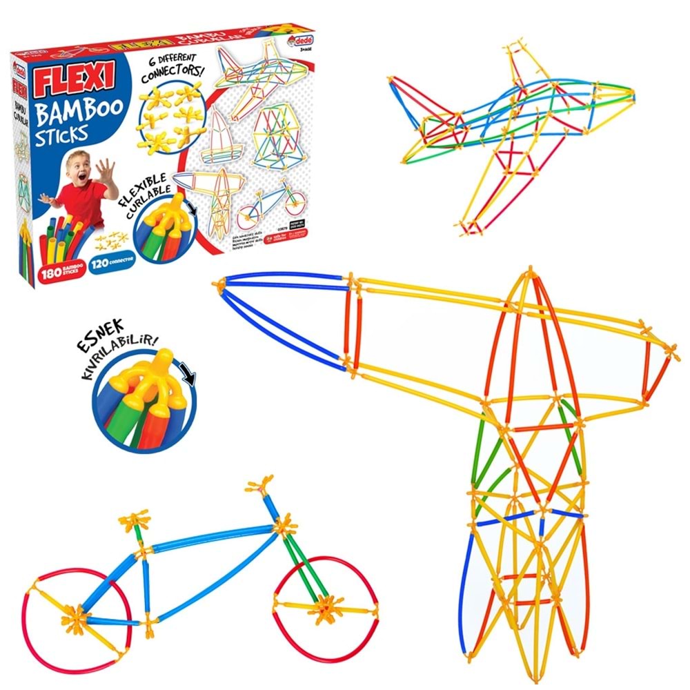 DEDE 03679 FLEXİ BAMBU ÇUBUĞU 300 PÇS