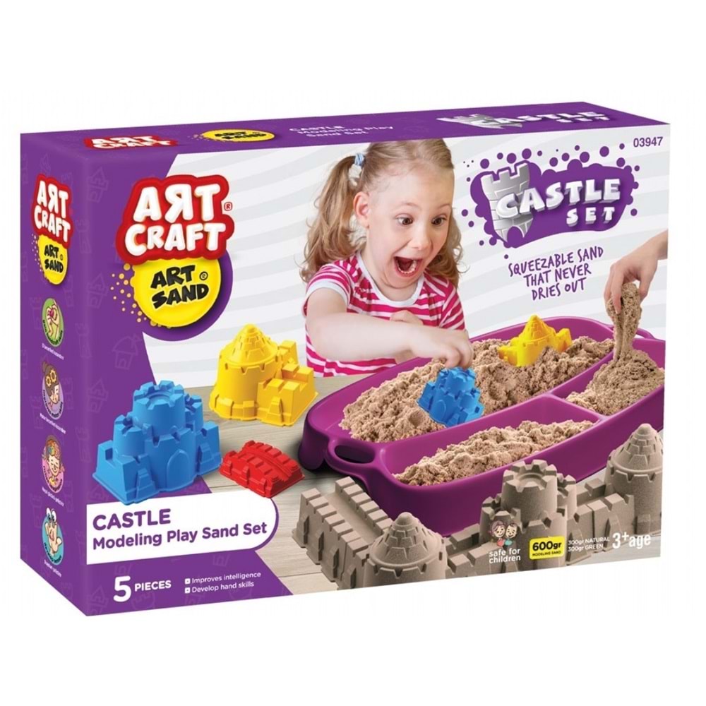 DEDE 03947 ARTSAND KALE KUM SETİ