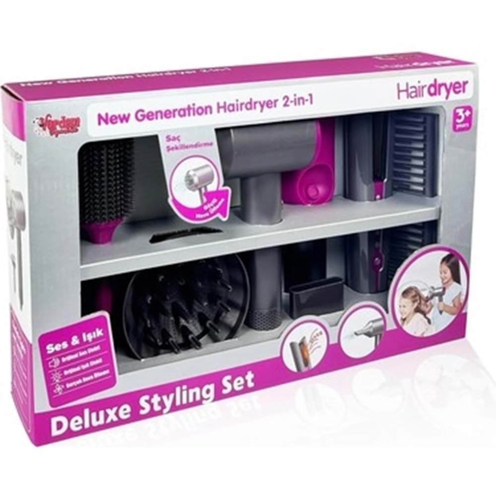 VARDEM HUA-1019SESLI VE ISIKLI 2IN1 LUKS SAC BAKIMSETI