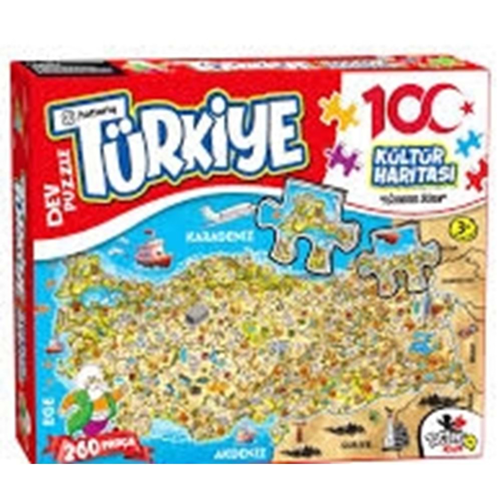 VARDEM TOT 7213 TURKIYE KULTUR HARITASI PUZZLE
